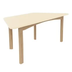 Table Trapèze En Bois Pour Enfants -KIDEA BOUTIQUE table trapeze en bois pour enfants 4