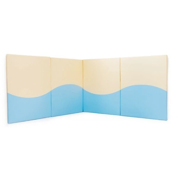 Tapis mur - Motif vague haute Tapis Mur - Motif Vague Haute -KIDEA BOUTIQUE tapis mur salle snoezelen 1