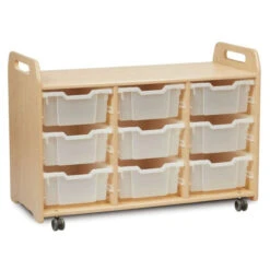 Triple Colonne Mobile Avec Bacs à Jouets