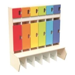 Vestiaire Coloré Avec Portes -KIDEA BOUTIQUE vestiaire colore avec portes 6