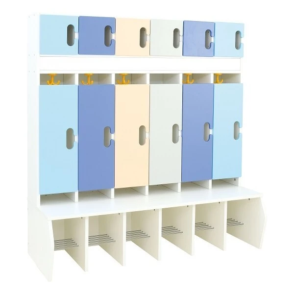 Vestiaire maternelle - primaire avec portes Vestiaire Maternelle - Primaire Avec Portes -KIDEA BOUTIQUE vestiaire maternelle primaire avec portes 7